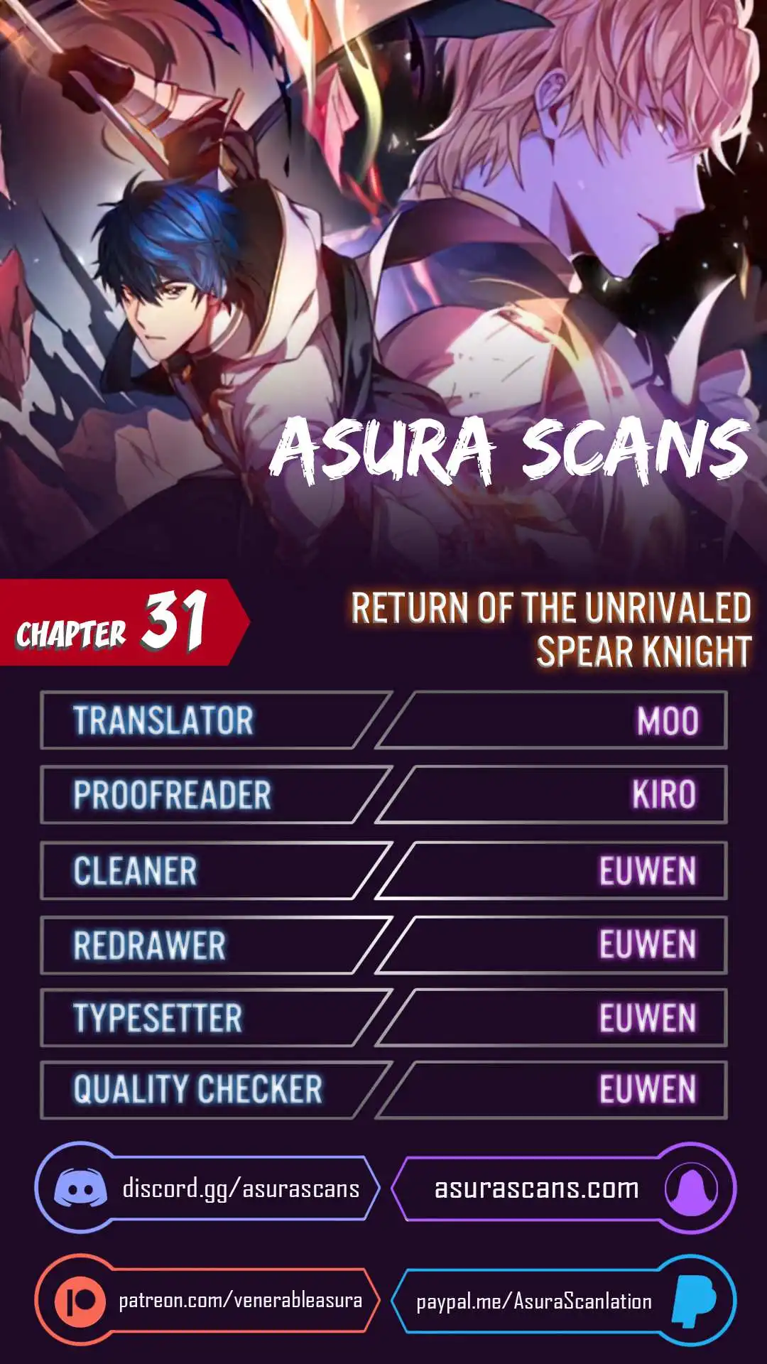 Return of the Legendary Spear Knight Chapter 31 1